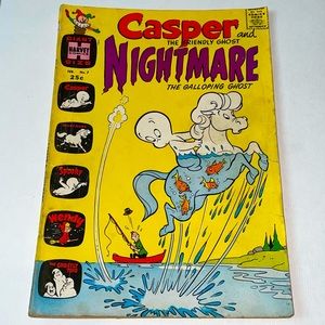 VINTAGE CASPER THE FRIENDLY GHOST Feb #7 1965 Silver Age Comic